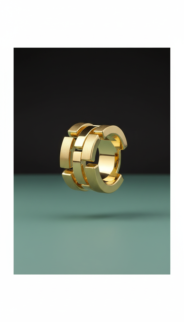 Geometric Stackable Ring Set